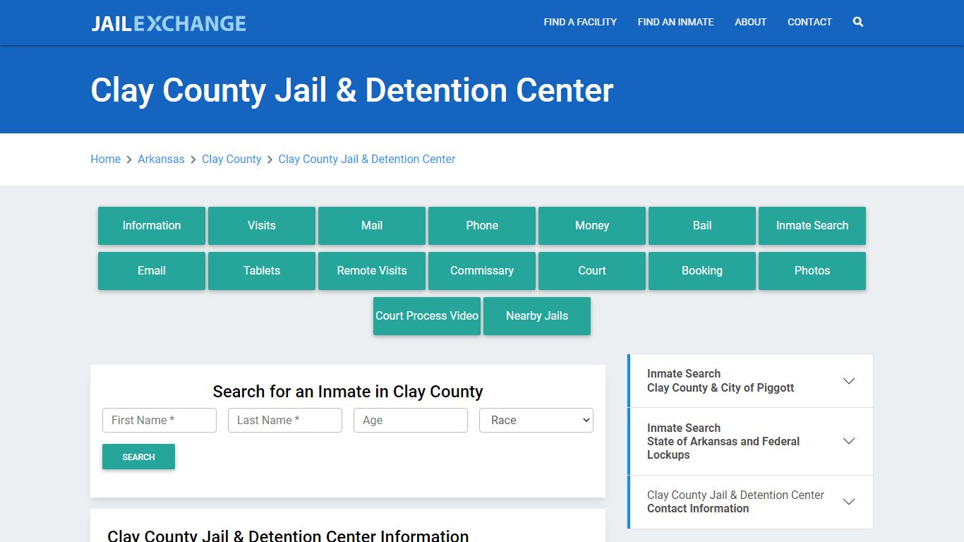 Clay County Jail & Detention Center - Jail Exchange