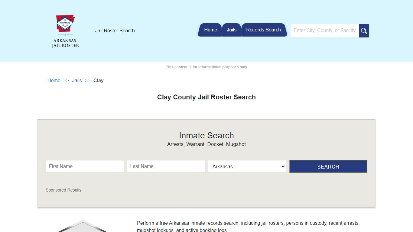 Clay County Jail Roster Search